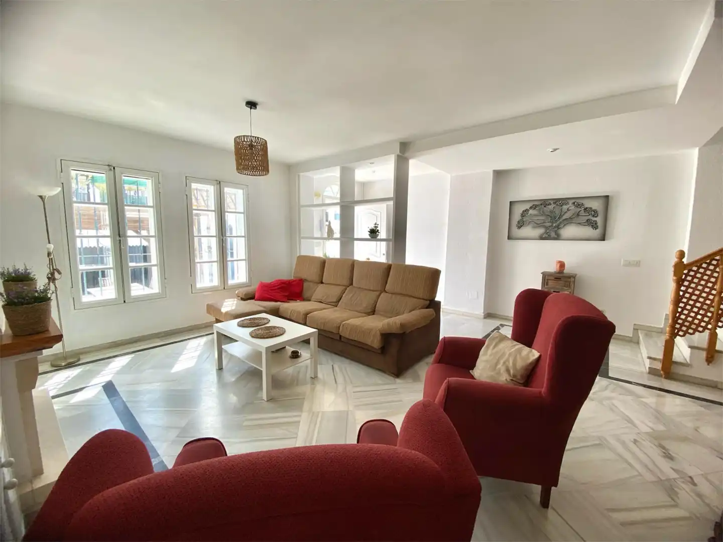 Wohnung zum Verkauf in Calle Cartógrafo Vicente Tofiño, 24, Hornos Púnicos Wohnzimmer von Wohnung zum Verkauf in San Fernando mit Terrasse und Schwimmbad