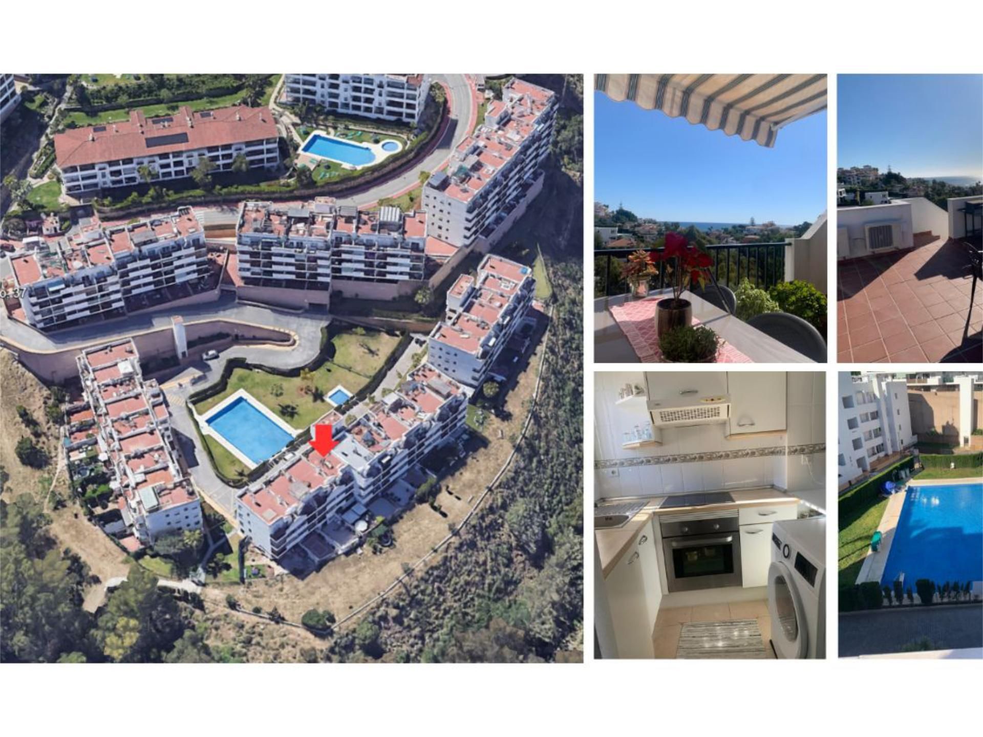 Exterior view of Attic to rent in Mijas  with Air Conditioner, Terrace and Swimming Pool