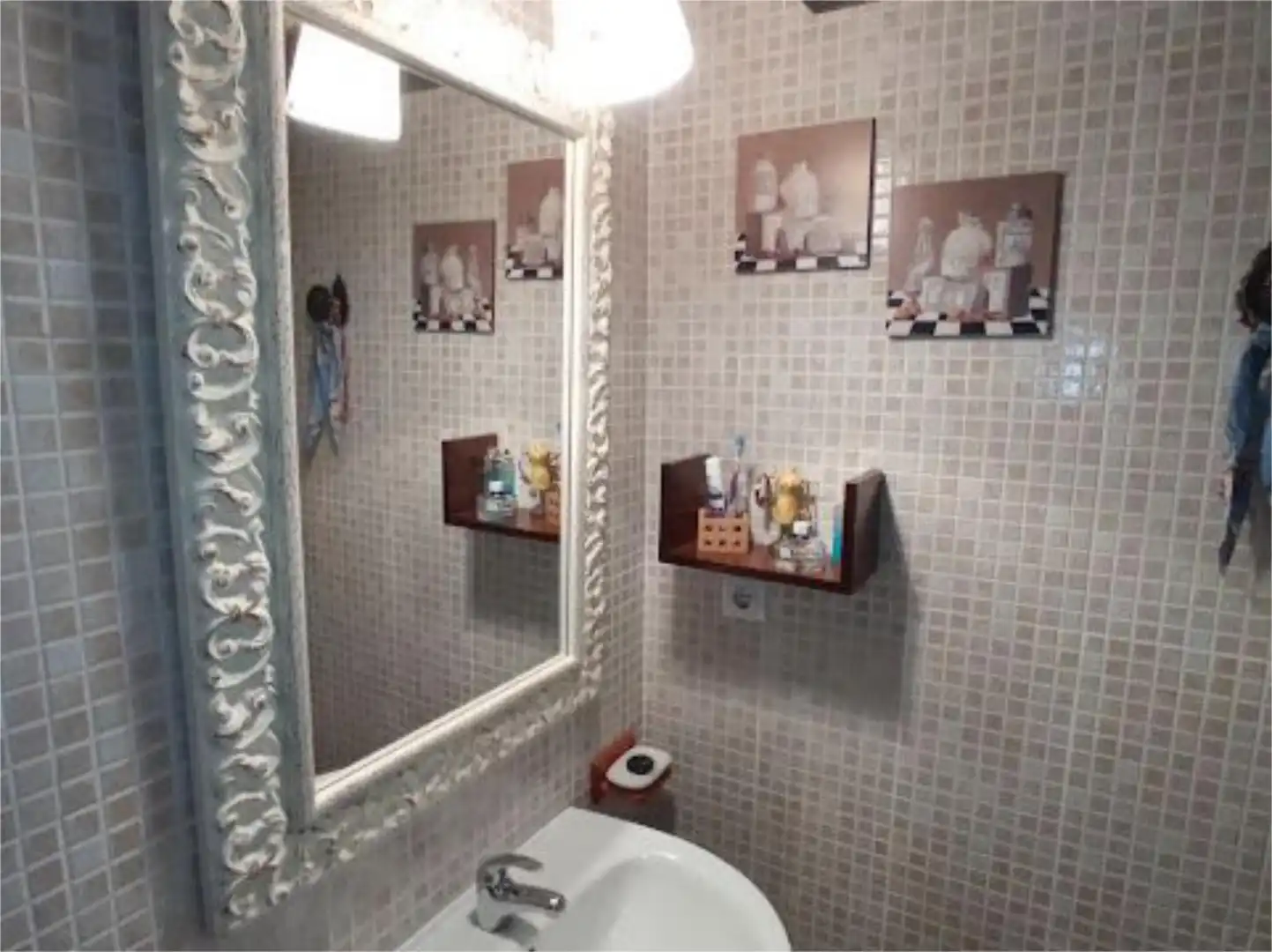 Bathroom of Flat for sale in El Pedroso  with Air Conditioner, Heating and Terrace