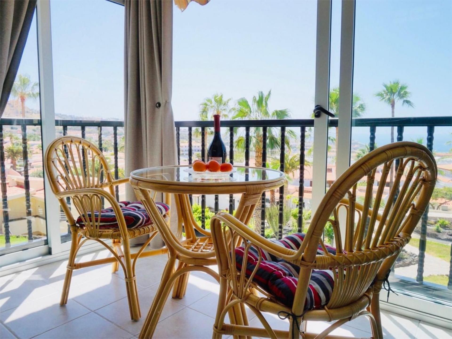 Balcony of Flat for sale in Adeje  with Swimming Pool, Furnished and Community parking