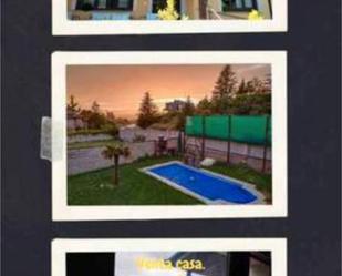 Piscina de Casa adosada en venda en Ponferrada