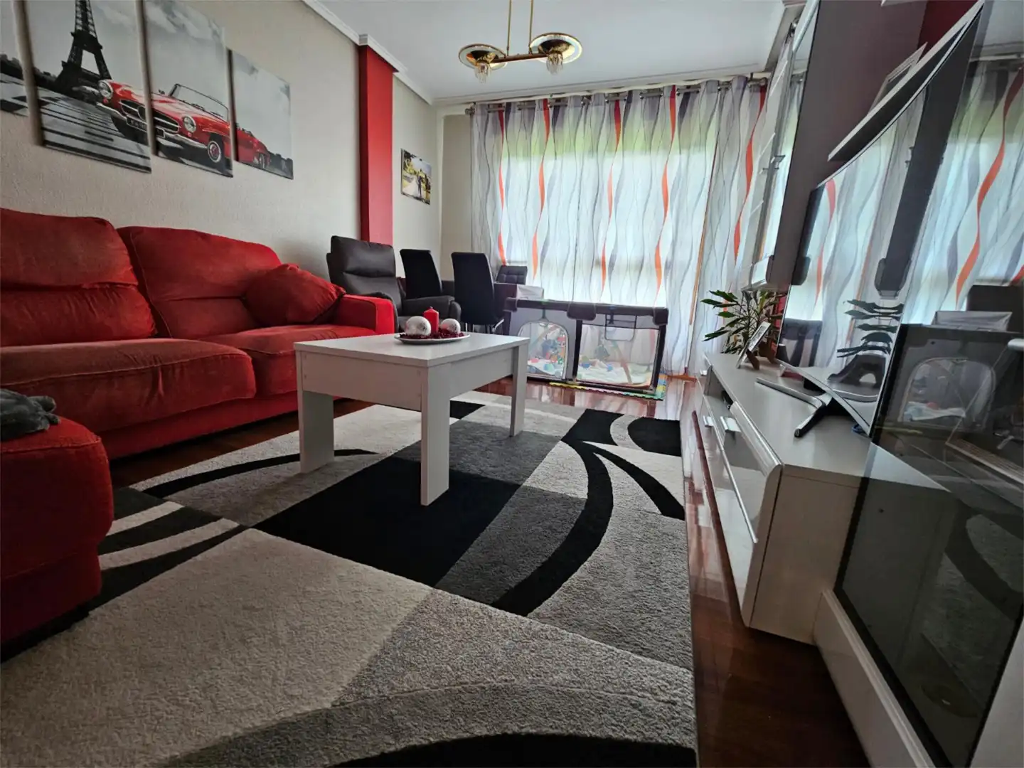Flat for sale in Barrio Solorz, 1035, Solórzano Living room of Flat for sale in Solórzano with Heating, Parquet flooring and Terrace