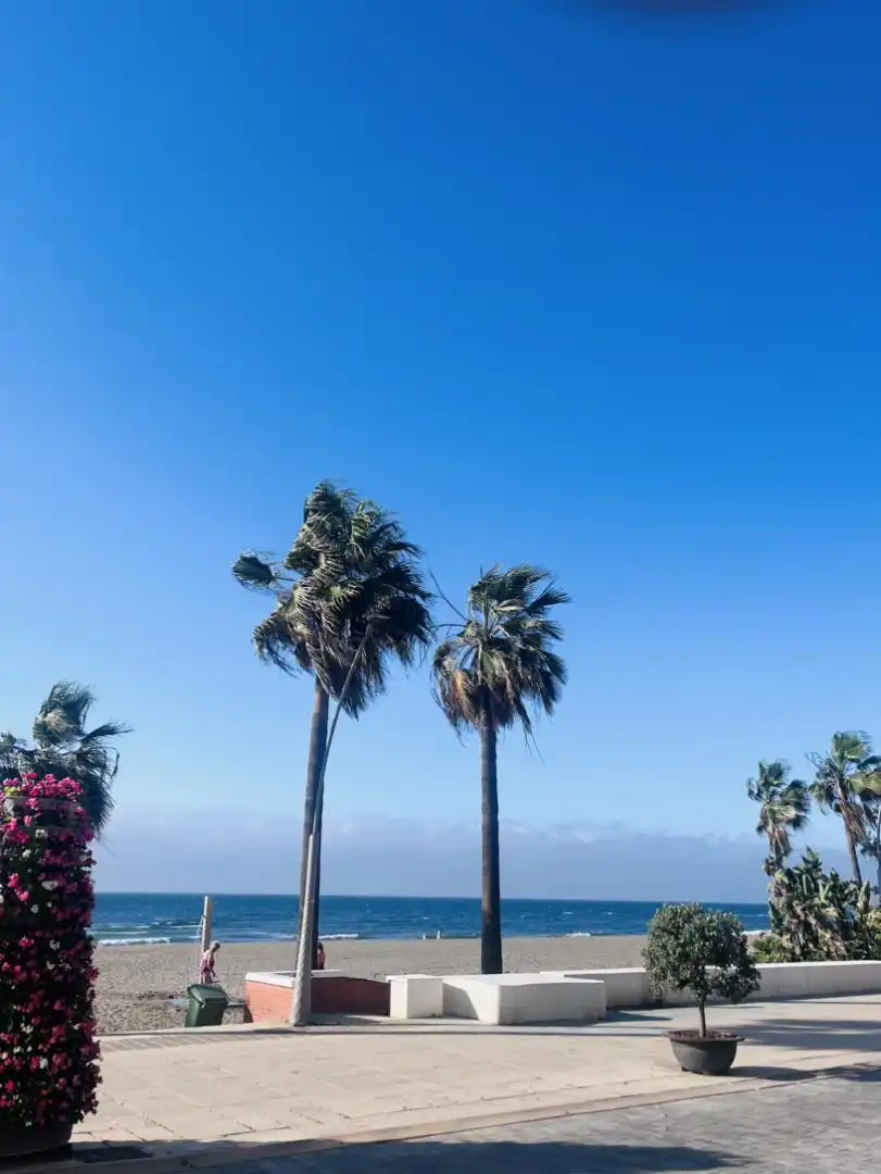 Houses for sale in Calle Antero, Centro Exterior view of Houses for sale in Estepona with Air Conditioner, Heating and Terrace