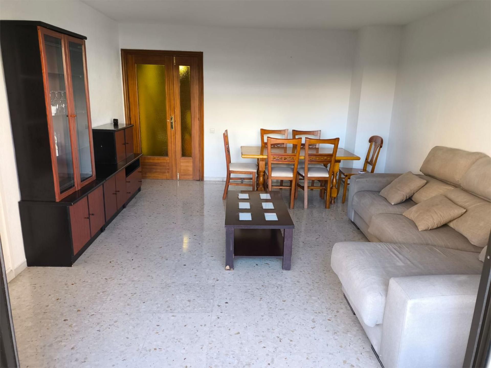 Flat for sale in Paseo del Palmeral, 11, Aguadulce Sur Living room of Flat for sale in Roquetas de Mar with Private garden, Swimming Pool and Balcony