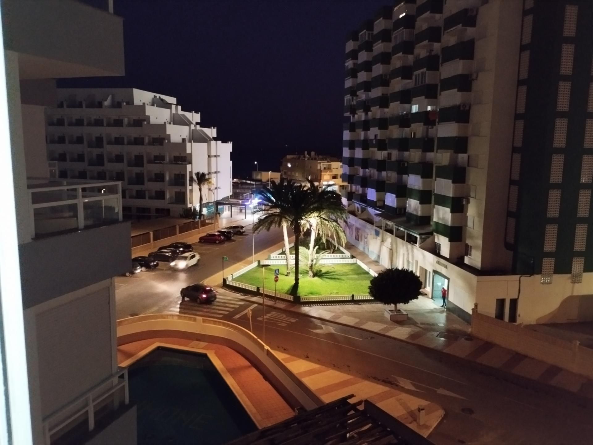 Exterior view of Flat for sale in Roquetas de Mar  with Terrace, Furnished and Oven