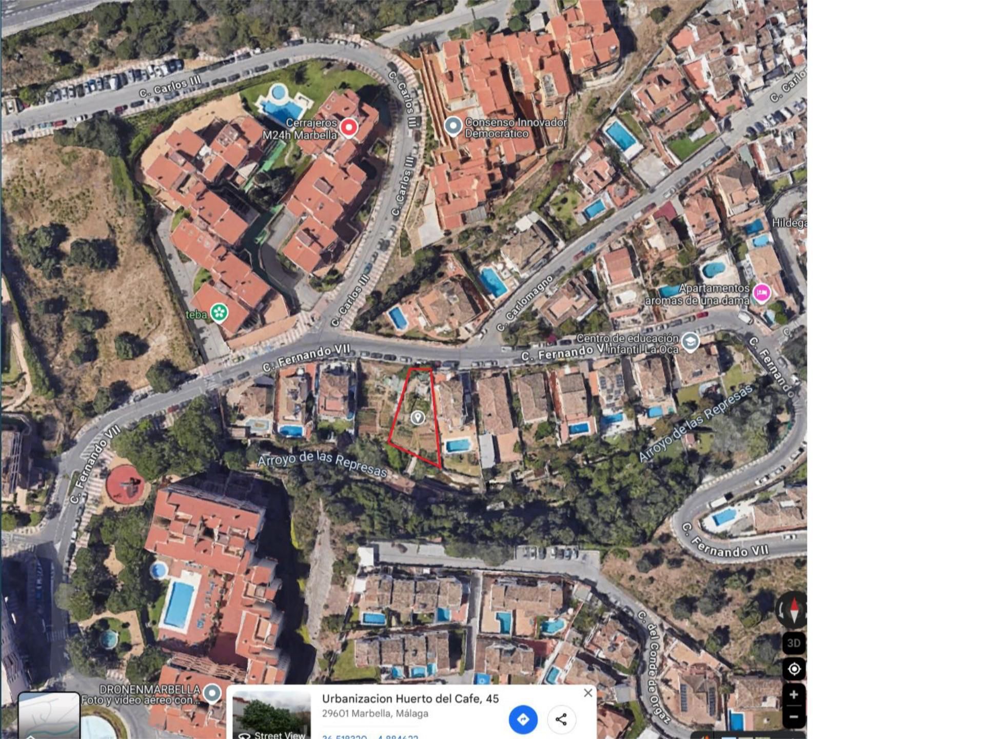 Vista exterior de Urbanitzable en venda en Marbella