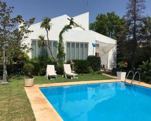 Garden of House or chalet for sale in La Pobla de Vallbona  with Air Conditioner, Terrace and Swimming Pool