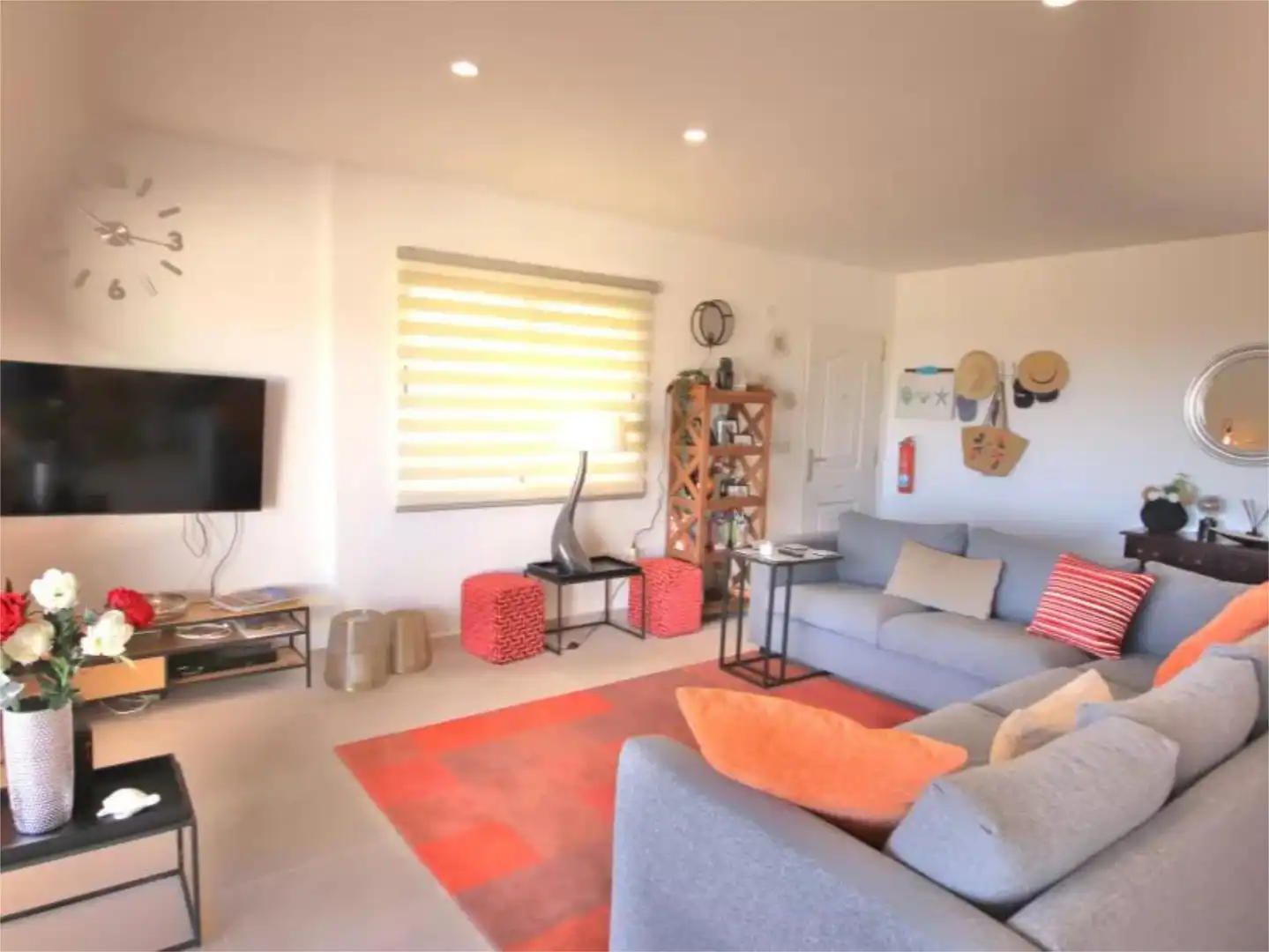 Sala de estar de Piso en venta en Cartagena con Amueblado, Parking comunitario y Balcón