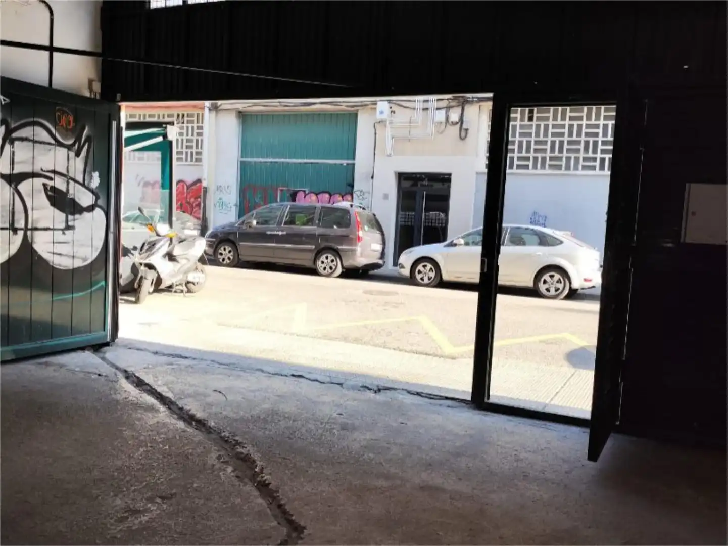 Vista exterior de Garatge en venda en Ansoáin / Antsoain
