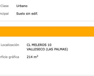 Aparcament de Residencial en venda en Valleseco