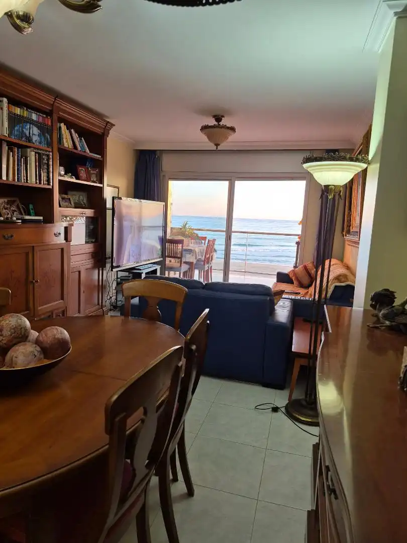 Living room of Attic for sale in Cubelles  with Air Conditioner, Terrace and Balcony