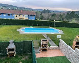 Swimming pool of Single-family semi-detached to rent in Oroso  with Heating, Private garden and Parquet flooring