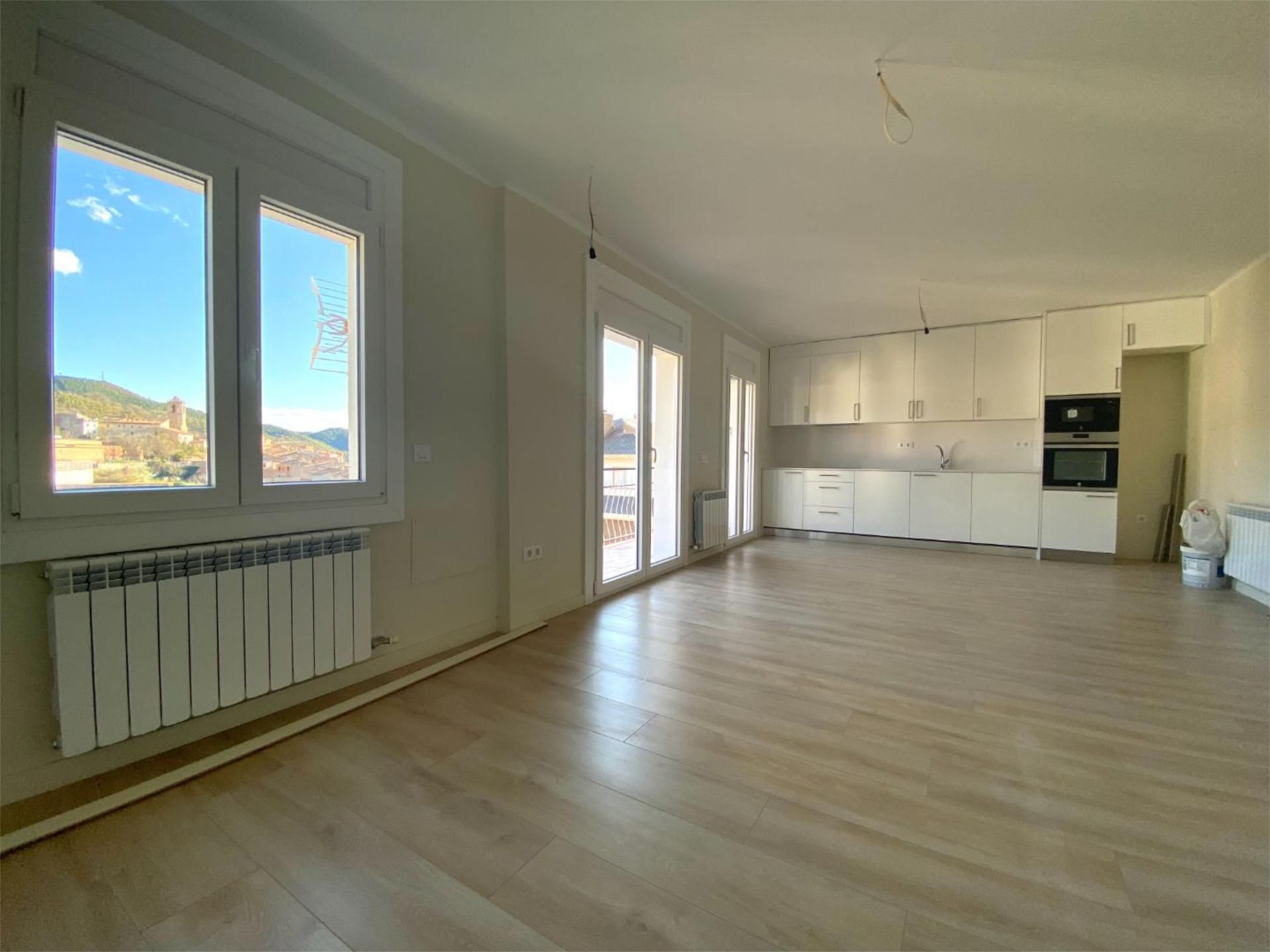 Living room of Flat for sale in Oliana  with Heating, Parquet flooring and Terrace