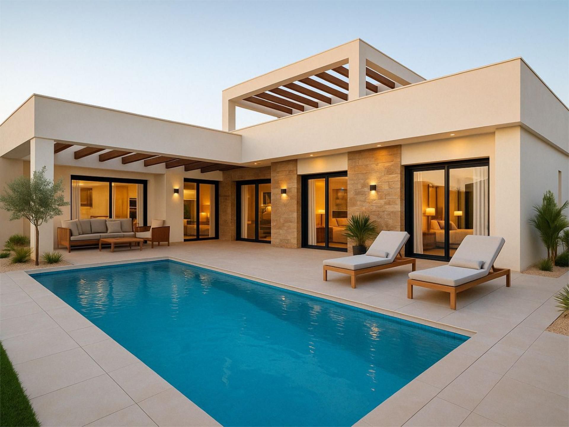 Swimming pool of Residential for sale in San Bartolomé de Tirajana