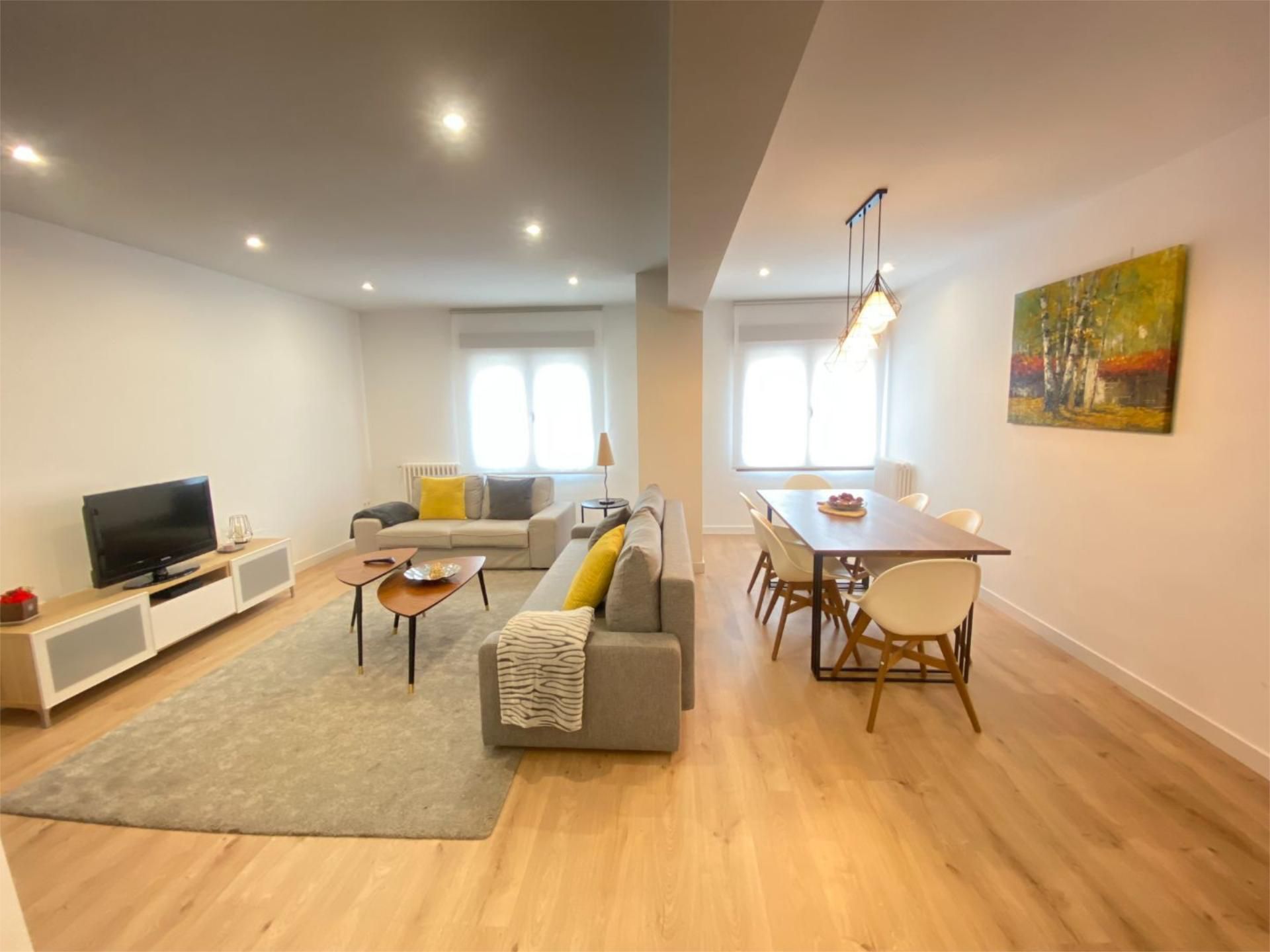 Sala d'estar de Pis de lloguer en Salamanca Capital amb Calefacció, Parquet i Moblat