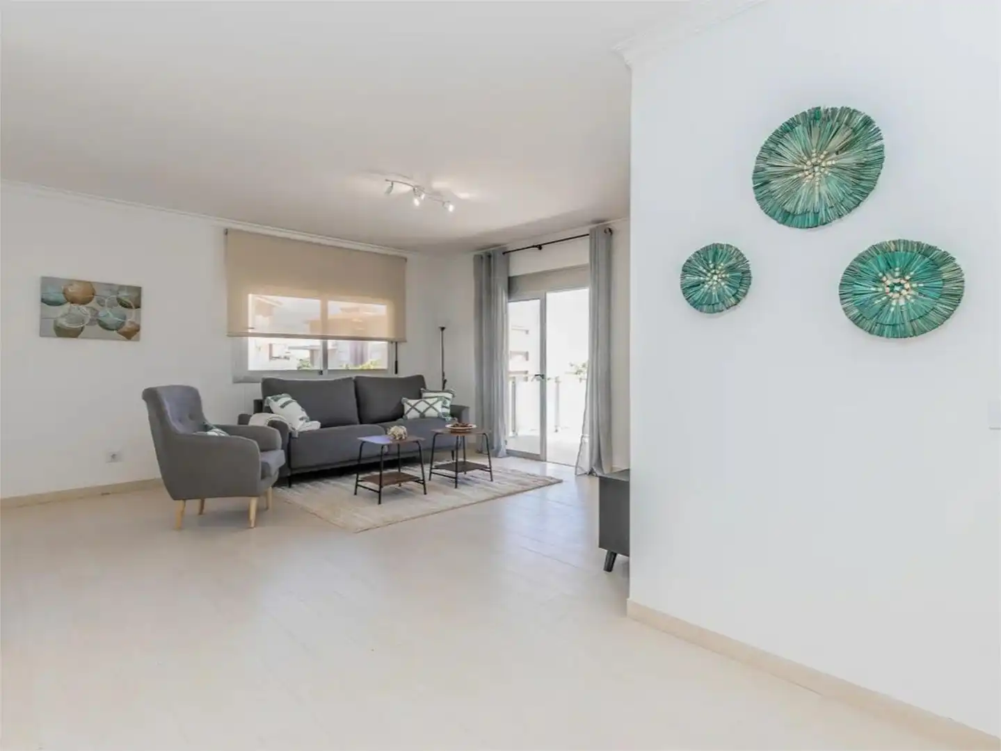 Sala d'estar de Pis en venda en San Miguel de Abona amb Jardí privat, Terrassa i Traster