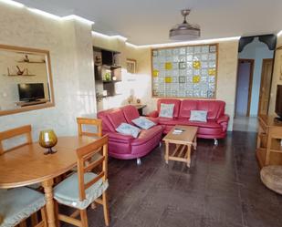 Living room of Flat to rent in Roquetas de Mar  with Air Conditioner, Heating and Private garden
