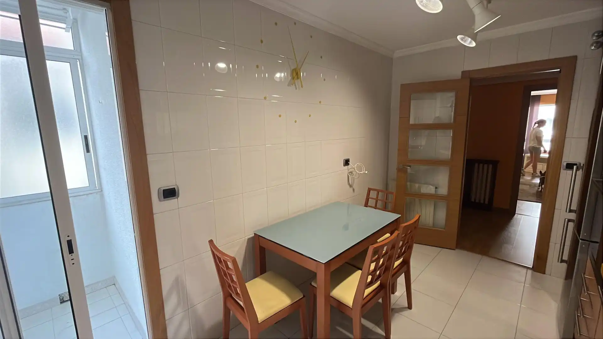 Room in Rúa de Sanjurjo Badía, 206, Teis Dining room of Flat for share in Vigo with Heating, Parquet flooring and Furnished