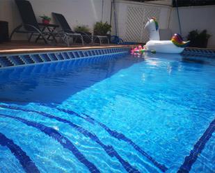 Swimming pool of House or chalet for sale in Málaga Capital  with Air Conditioner, Heating and Private garden