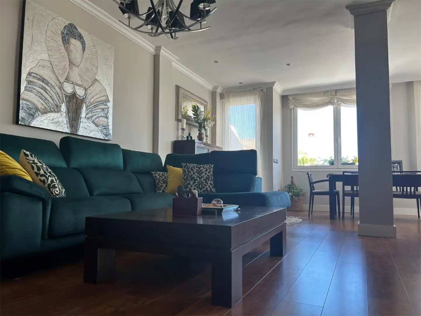 Flat for sale in Calle Dolores Medio, 9, Cortijo de Maza - Finca Monsalvez - El Olivar Living room of Flat for sale in Málaga with Air Conditioner, Heating and Private garden