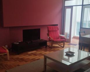 Living room of Flat to rent in Ferrol  with Heating, Parquet flooring and Terrace