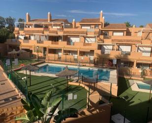 Exterior view of Flat for sale in Casares  with Air Conditioner, Terrace and Swimming Pool