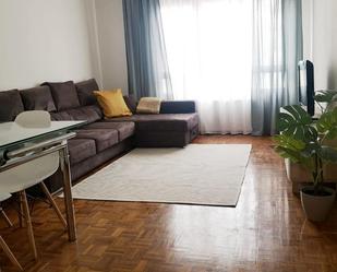 Sala d'estar de Pis de lloguer en Oviedo  amb Calefacció, Parquet i Moblat