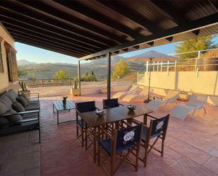 Terrace of Country house to rent in Casabermeja  with Air Conditioner, Terrace and Swimming Pool
