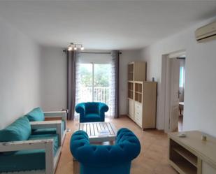 Sala d'estar de Apartament de lloguer en Sant Joan de Labritja amb Aire condicionat, Calefacció i Piscina