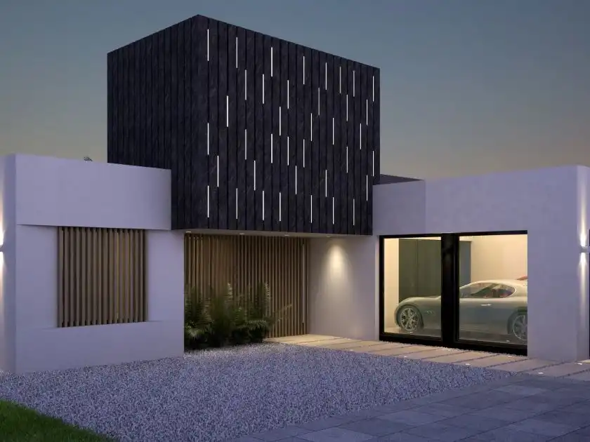 Vista exterior de Piso en venta en Mijas con Aire acondicionado, Calefacción y Jardín privado