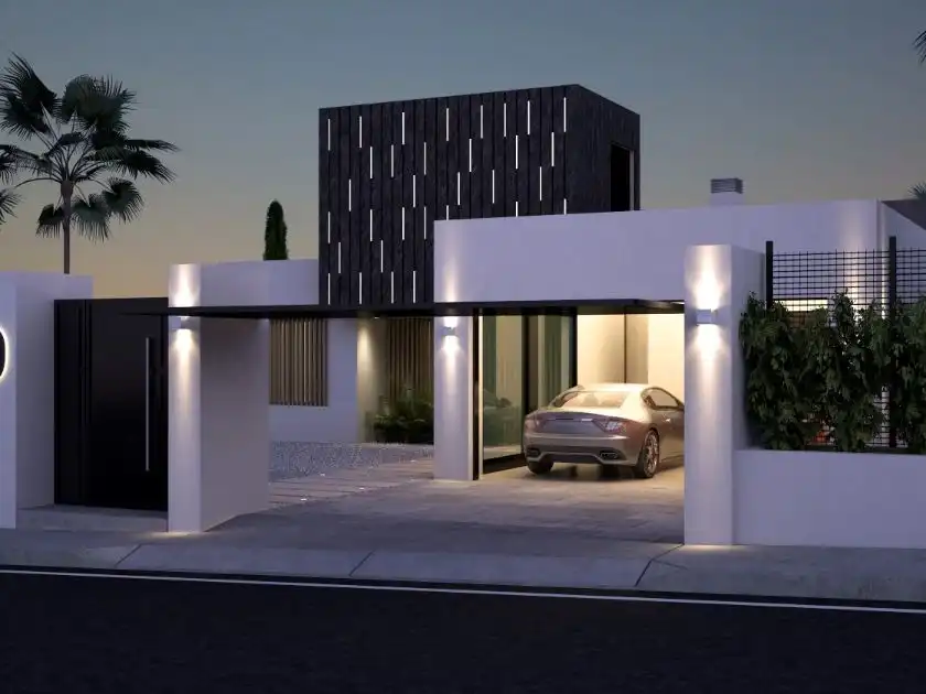 Vista exterior de Piso en venta en Mijas con Aire acondicionado, Calefacción y Jardín privado
