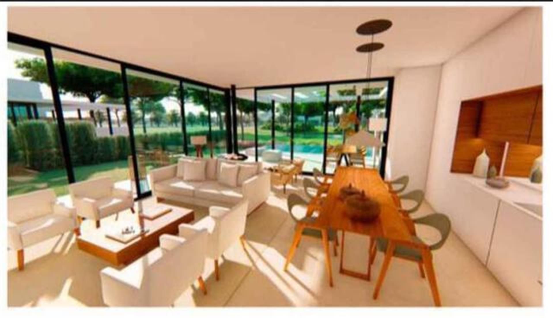 Sala d'estar de Casa adosada en venda en Rota amb Jardí privat, Traster i Piscina