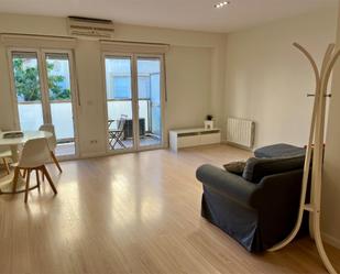Living room of Flat to rent in  Valencia Capital  with Air Conditioner and Balcony
