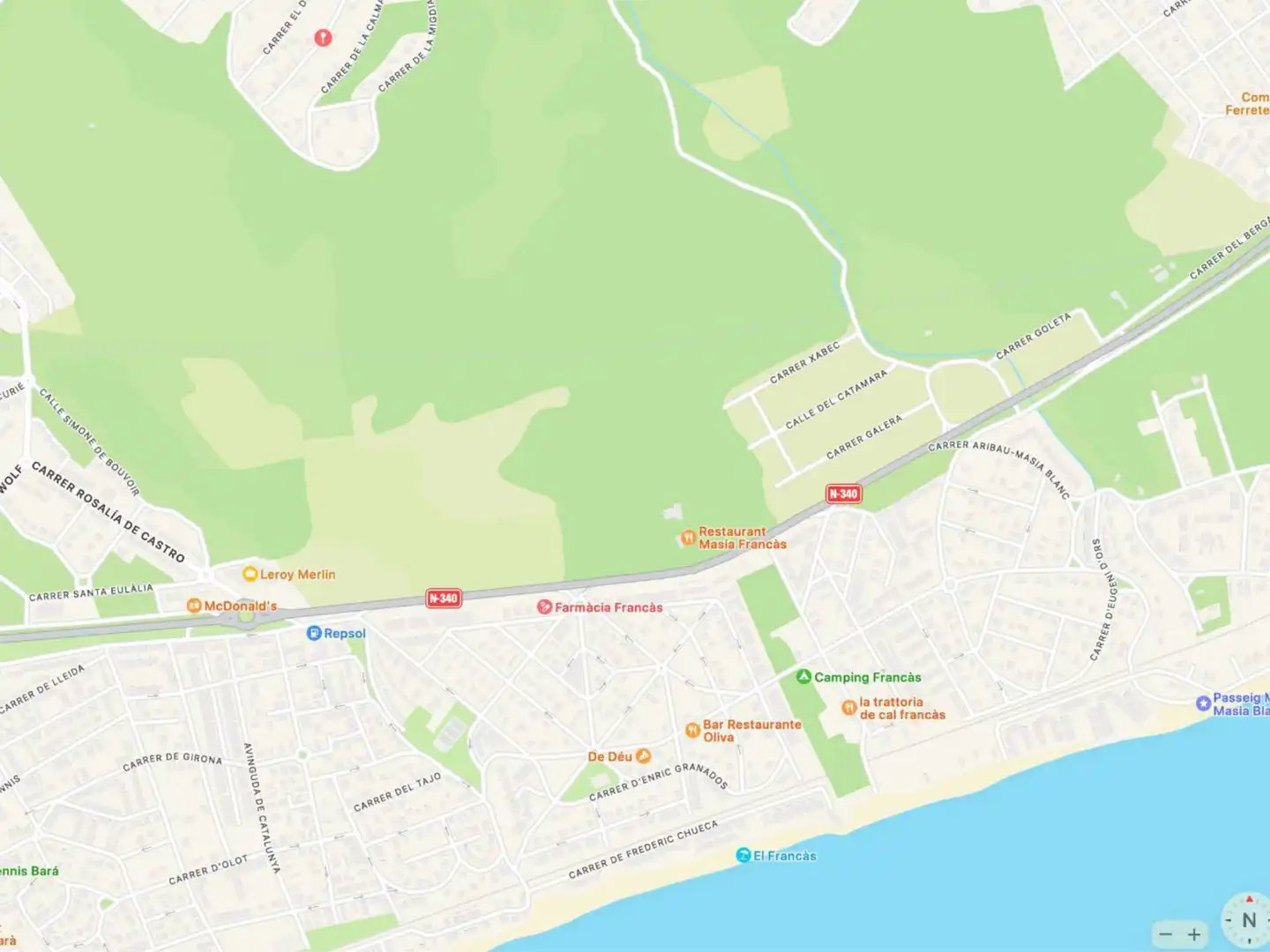 Exterior view of Constructible Land for sale in El Vendrell