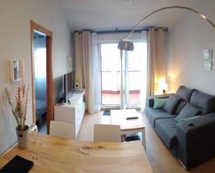 Living room of Flat for sale in Rianxo  with Heating, Terrace and Furnished