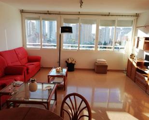 Living room of Flat to rent in Finestrat  with Private garden, Terrace and Furnished