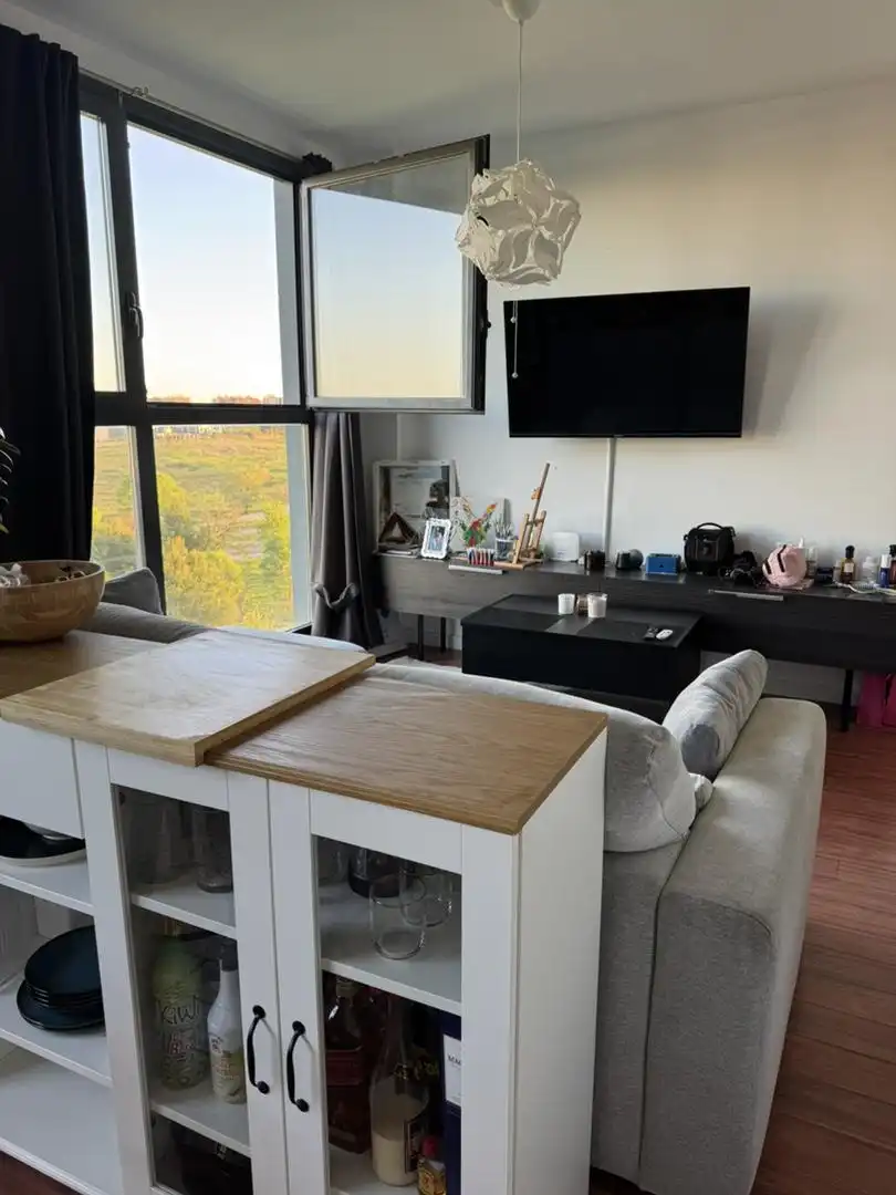 Living room of Duplexes for share in Leganés  with Air Conditioner, Heating and Parquet flooring