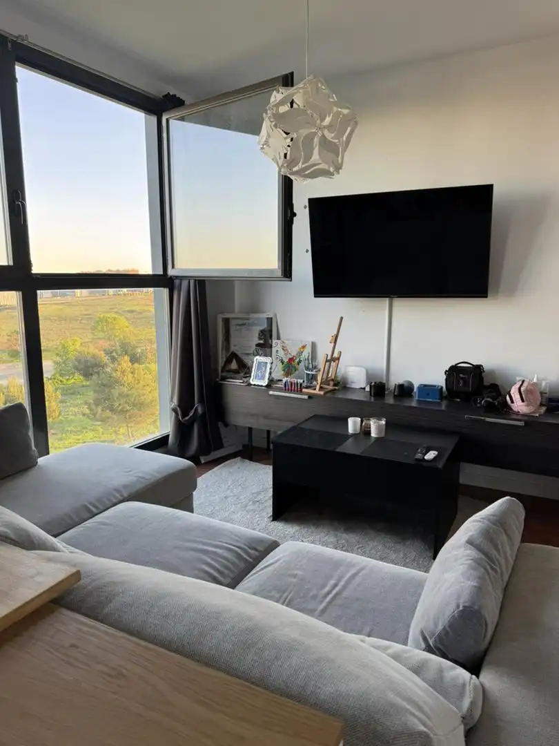 Living room of Duplexes for share in Leganés  with Air Conditioner, Heating and Parquet flooring