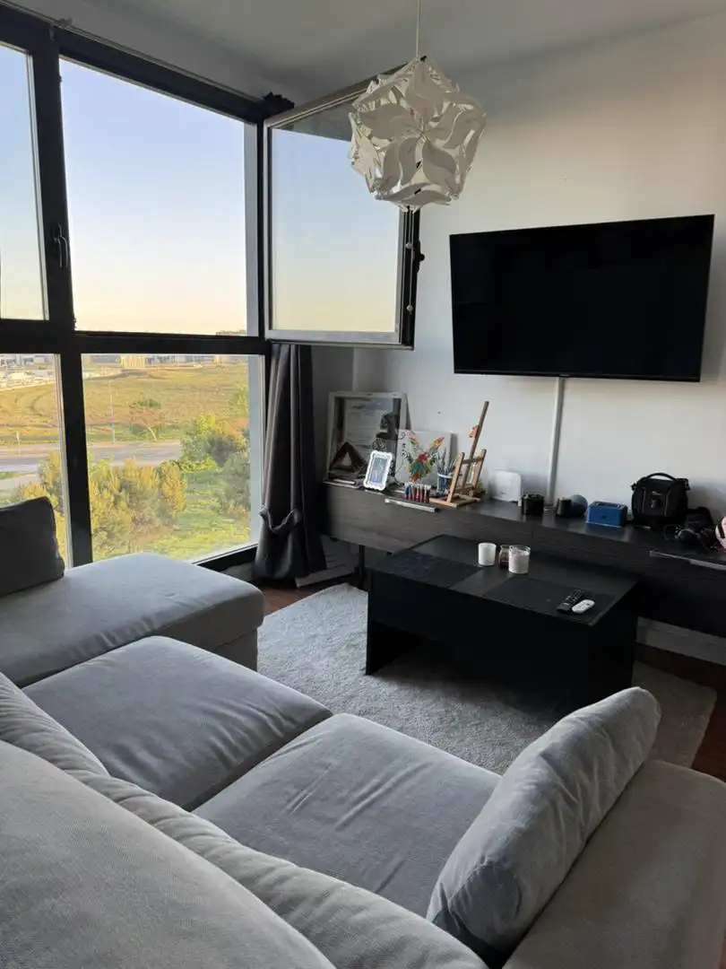 Living room of Duplexes for share in Leganés  with Air Conditioner, Heating and Parquet flooring