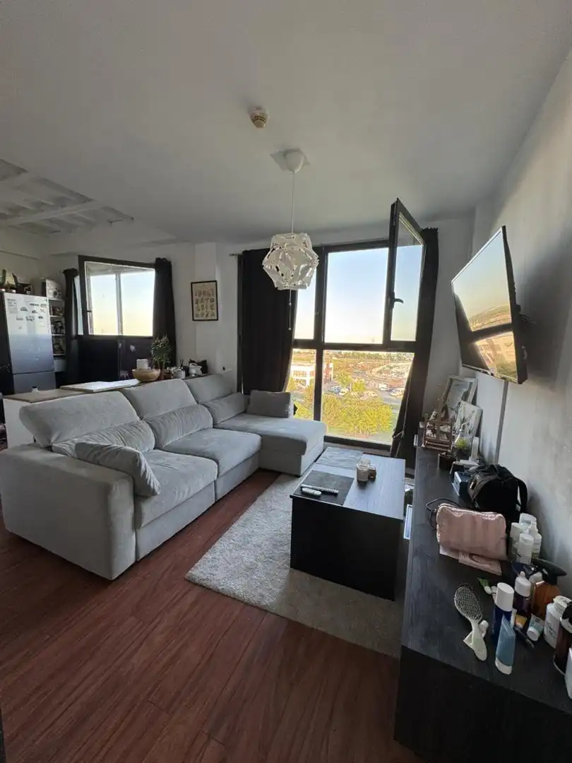 Living room of Duplexes for share in Leganés  with Air Conditioner, Heating and Parquet flooring