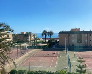 Exterior view of Flat for sale in  Almería Capital  with Air Conditioner, Heating and Private garden