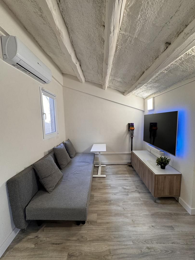 Living room of Flat for sale in  Lleida Capital  with Air Conditioner and Terrace
