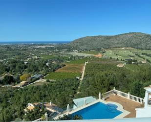 Exterior view of Flat for sale in Pedreguer  with Air Conditioner, Heating and Private garden