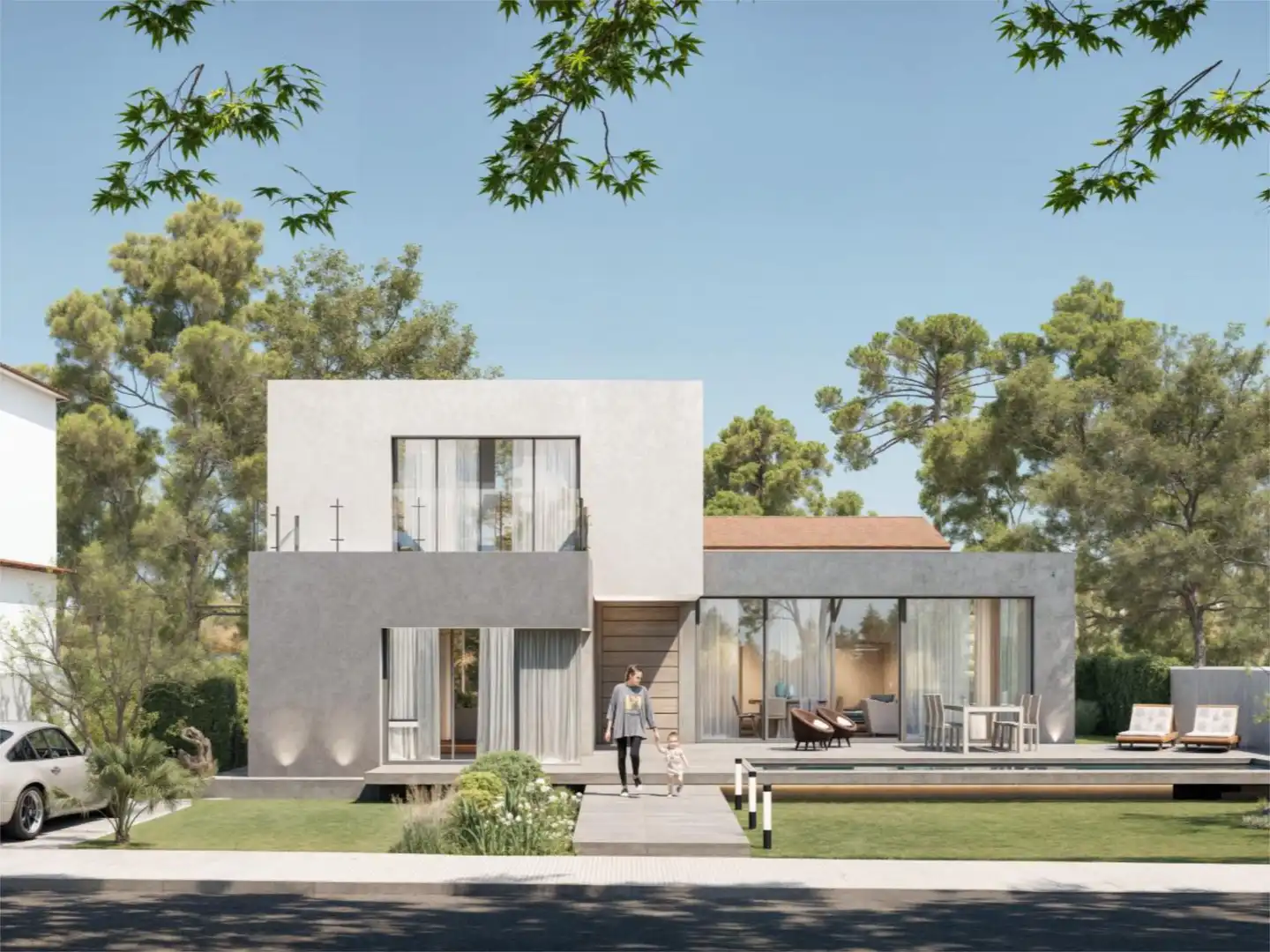 Exterior view of Houses for sale in Cubelles  with Air Conditioner, Heating and Swimming Pool