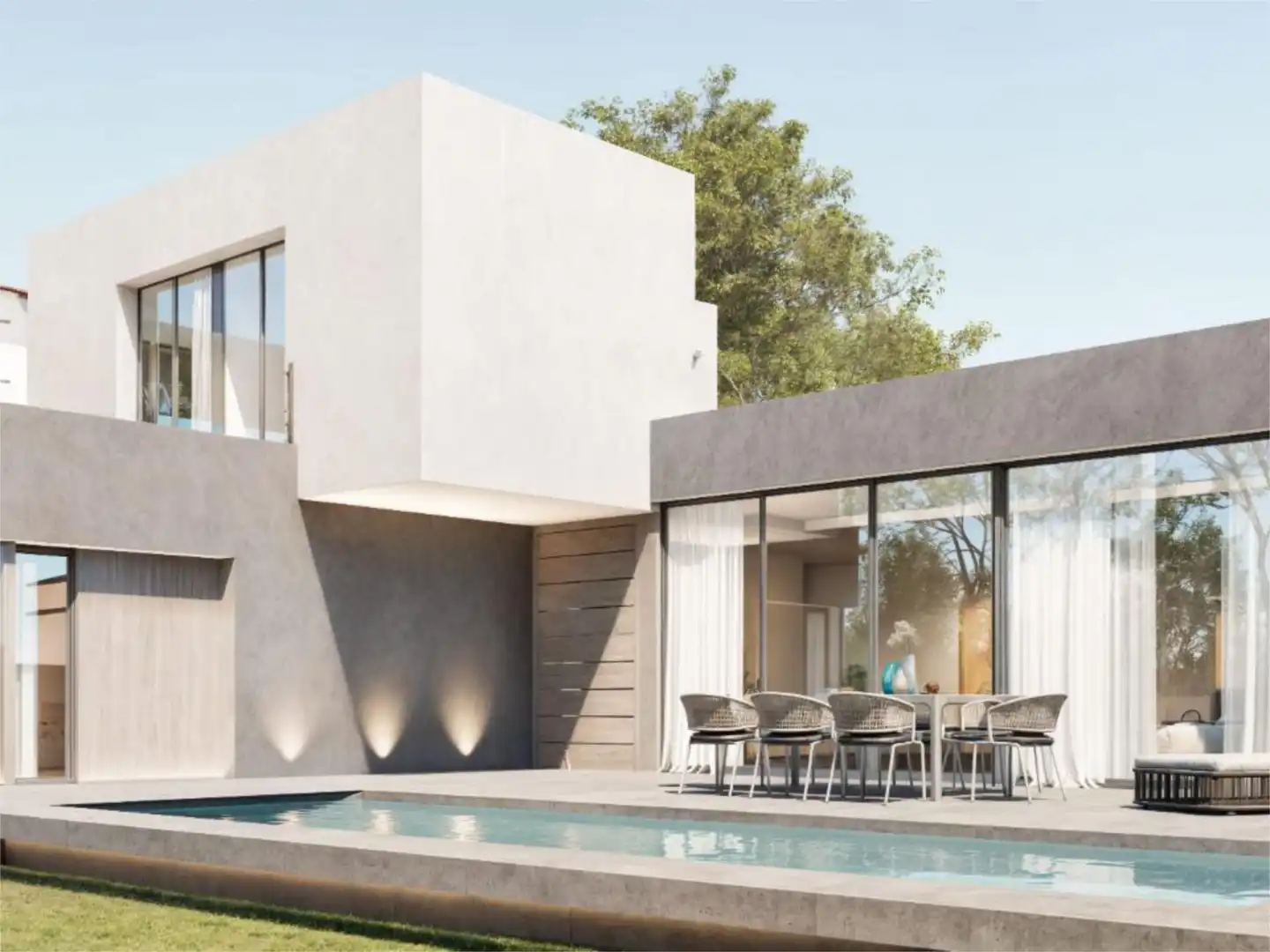 Exterior view of Houses for sale in Cubelles  with Air Conditioner, Heating and Swimming Pool