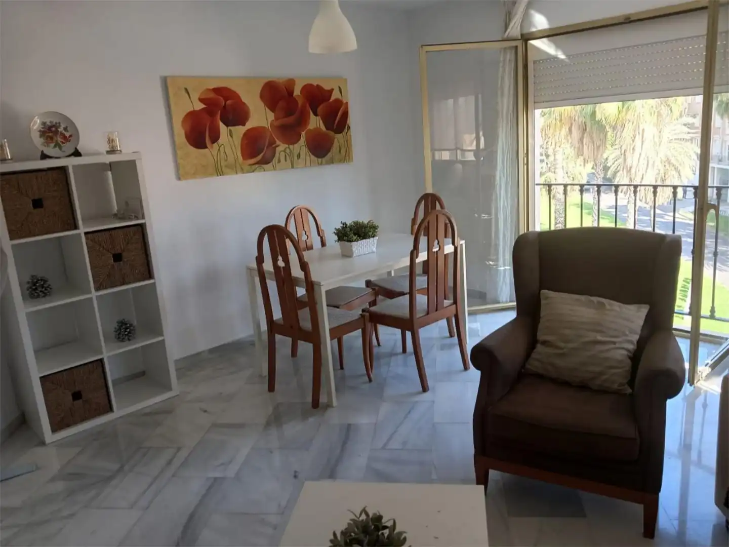 Flat for rent in Calle Doctor Fleming, 10, La Trinidad Dining room of Flat for rent in Málaga with Furnished