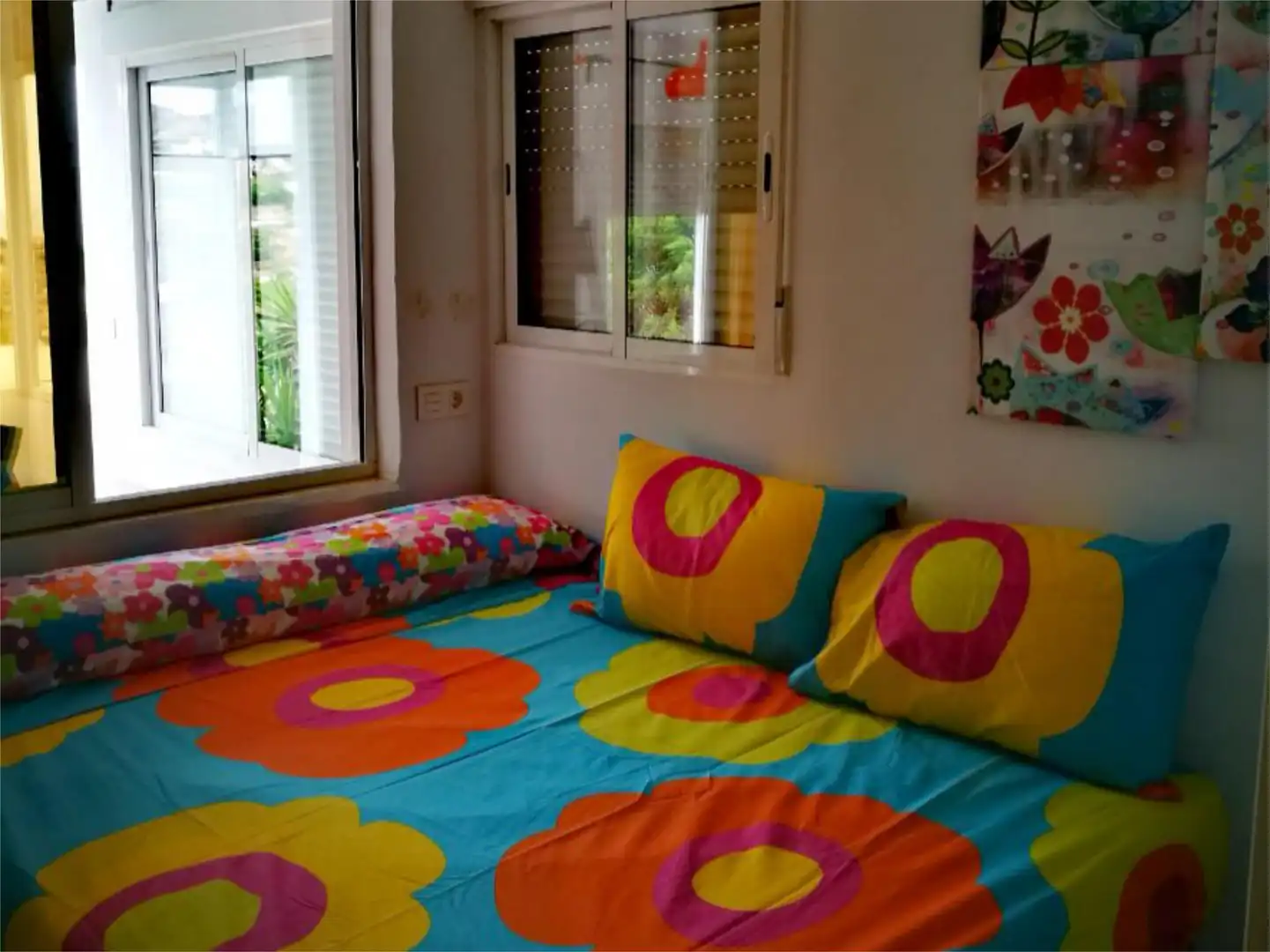 Wohnung zur Miete in Urbanización Amberes, 1, Urbanización Santa Rosa Schlafzimmer von Wohnung zur Miete in Torrox mit Privatgarten, Schwimmbad und Möbliert