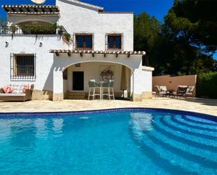 Swimming pool of House or chalet for sale in Benissa  with Air Conditioner, Terrace and Swimming Pool