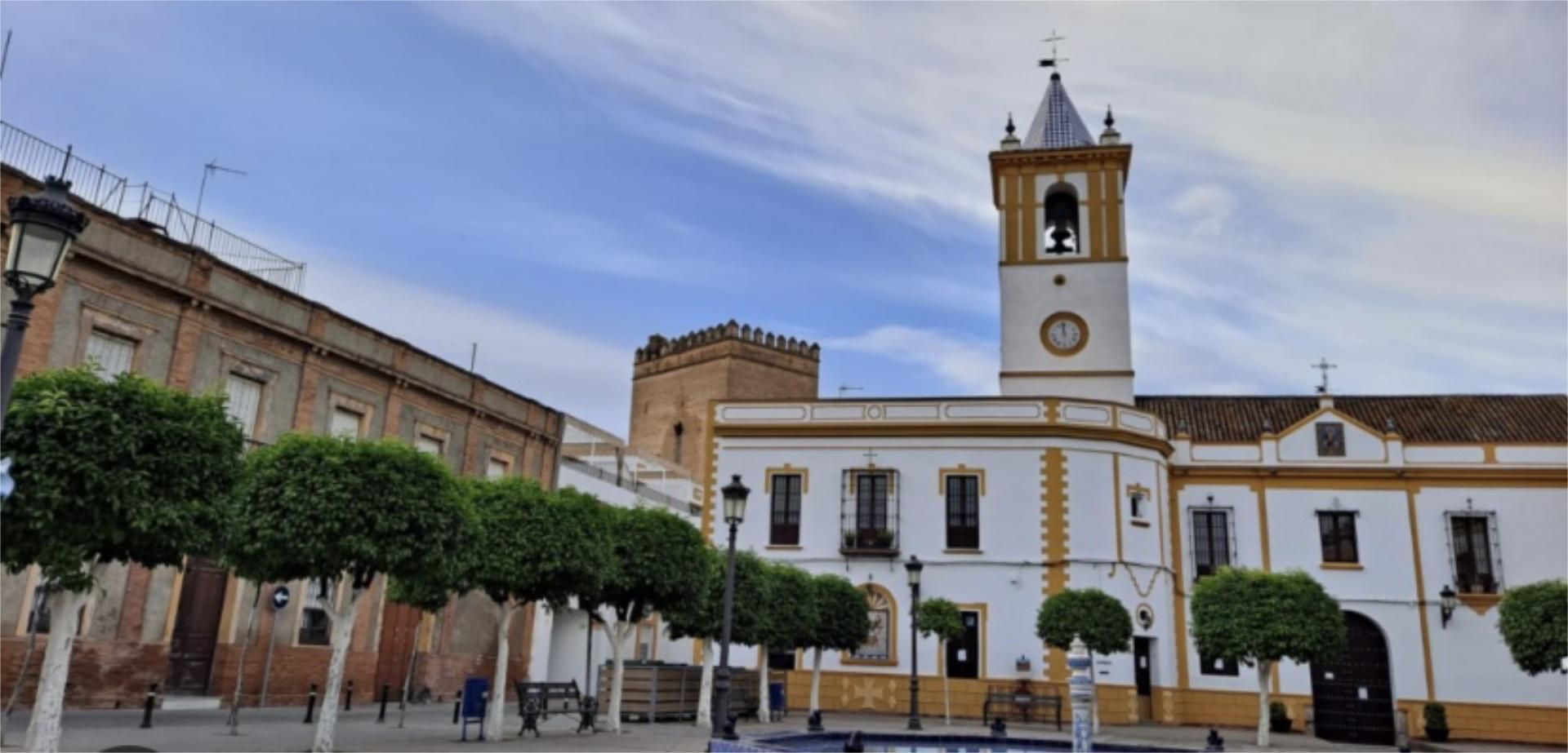 Vista exterior de Pis per a compartir en La Algaba amb Aire condicionat, Terrassa i Rentadora