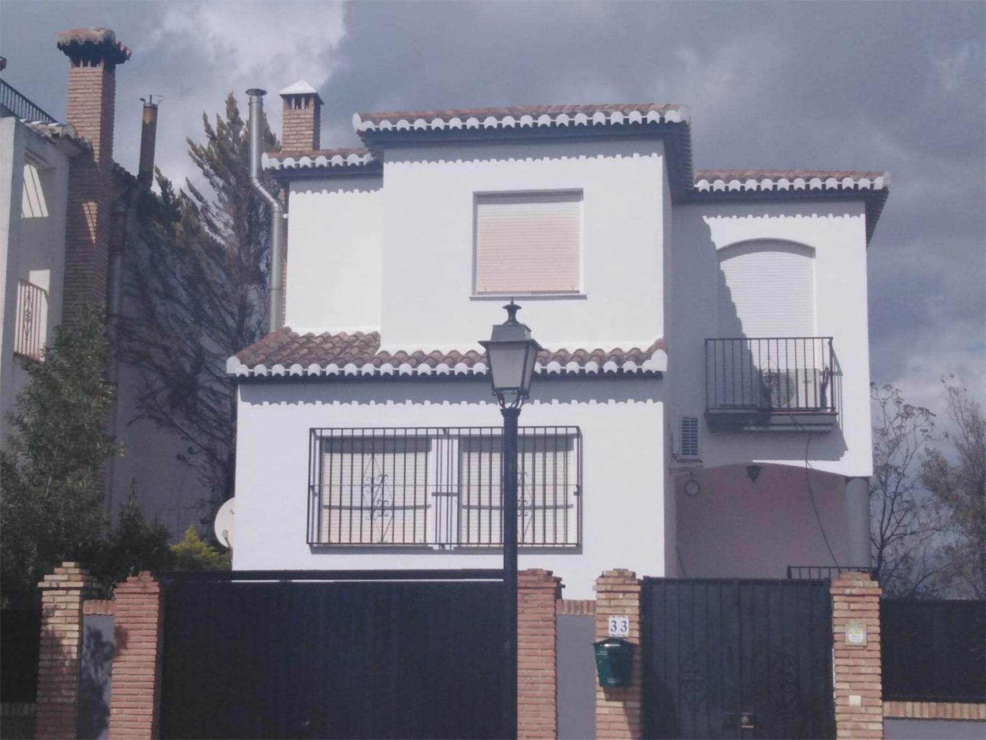 Exterior view of Flat for sale in Cúllar Vega  with Air Conditioner, Heating and Private garden